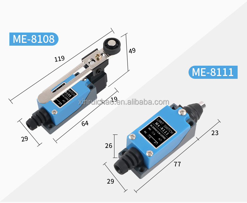 Ready to Ship New travel switch ME-8108 ME-8104 ME-8107 ME-8111 ME-8112 ME-8122 ME-8166 Adjustable Roller Lever Arm limit switch