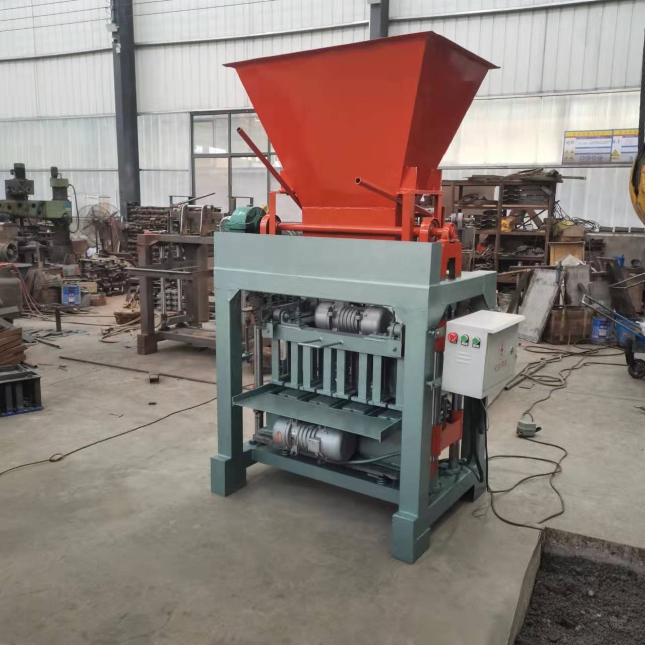 Professional Construction Building Block Machine Cement Brick Making Machine For Sale