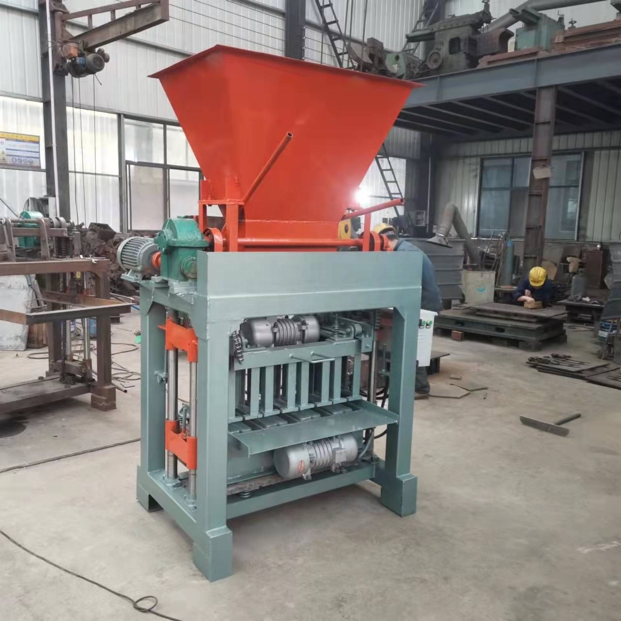 Professional Construction Building Block Machine Cement Brick Making Machine For Sale