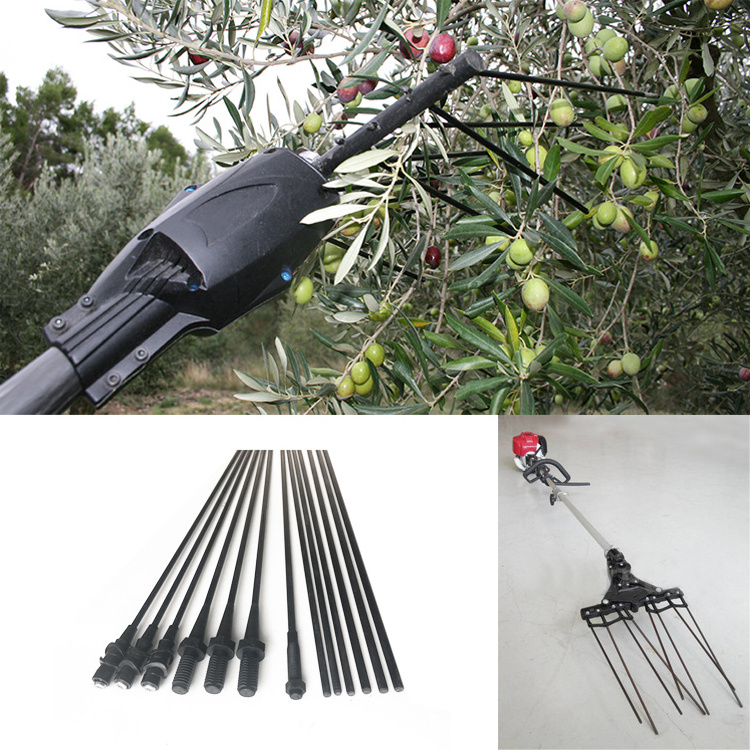 4.5mm 5.0mm Carbon Fiber Rod Stick Teeth Tine for Electric Olive Harvester Rakes