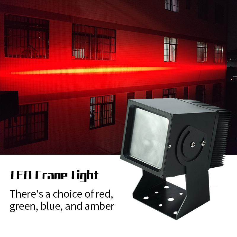 High Brightness High Power LED Crane Light Factory Road Landmark Line Red Blue Safety Area Warning Light Spotlight