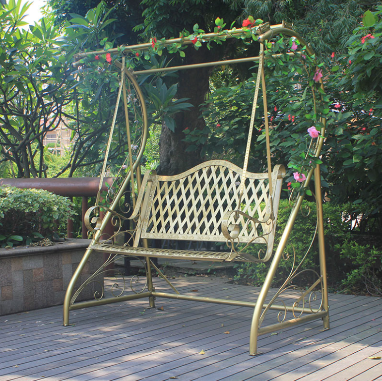 Outdoor swing indoor adult hanging cradle rocking chair outdoor cradle garden balcony double swing hanging chair