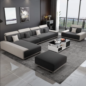 Sofa living room modern luxury simple large apartment combination suit latex imperial concubine without disassembly and washing