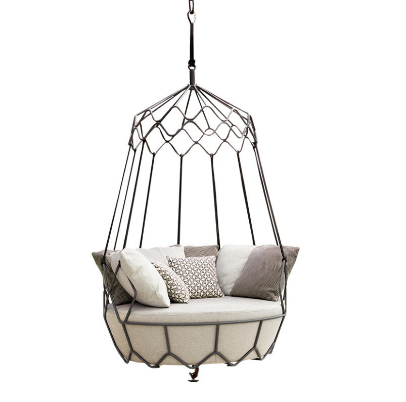 Outdoor swing garden hanging basket hanging bird's nest balcony cradle chair simple furniture designer villa sofa hammock