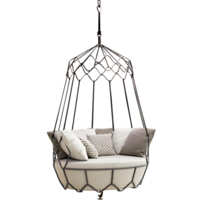 Outdoor swing garden hanging basket hanging bird's nest balcony cradle chair simple furniture designer villa sofa hammock