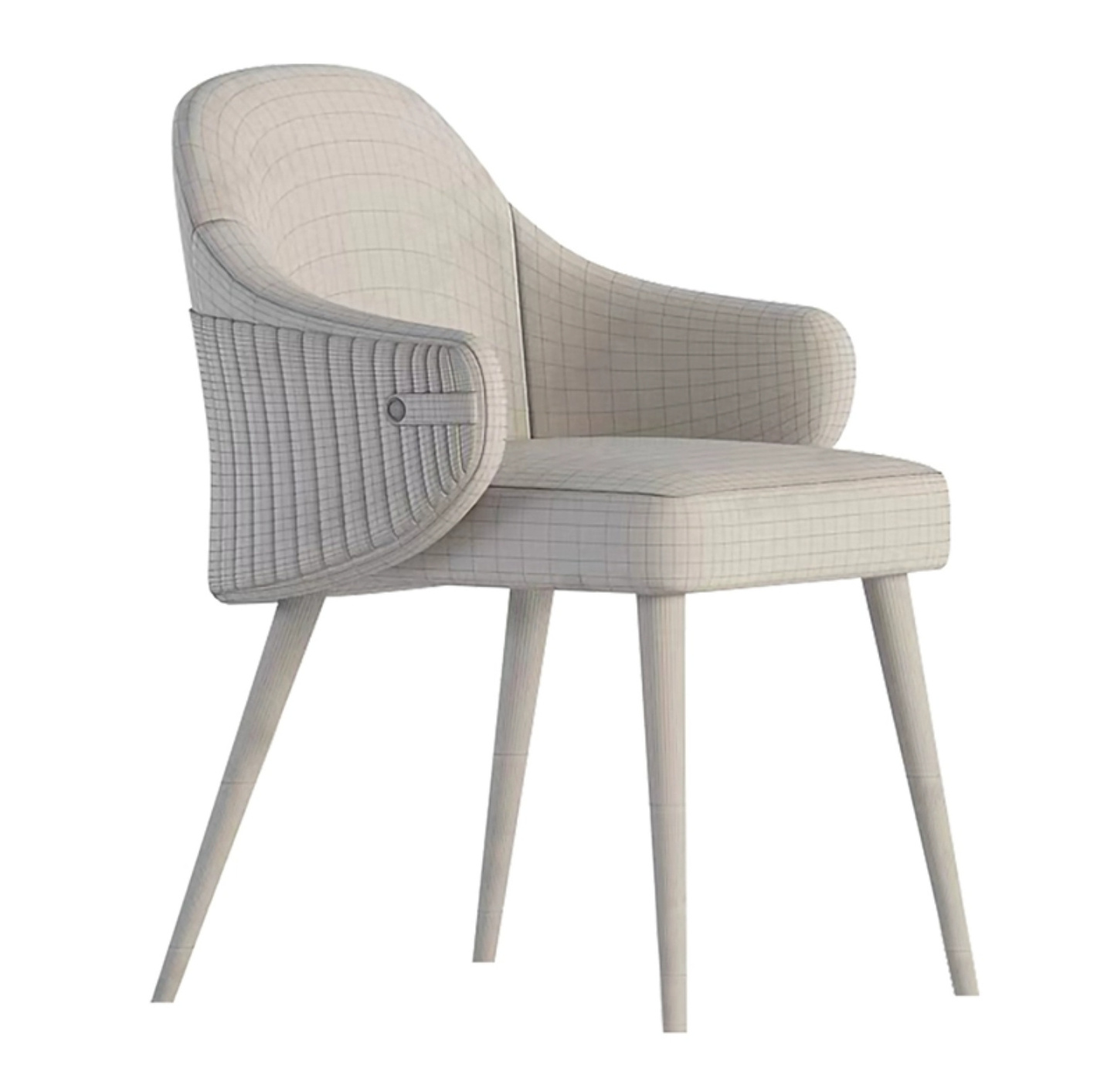 Light luxury dining chair home modern simple Nordic solid wood back chair sales office negotiation chair