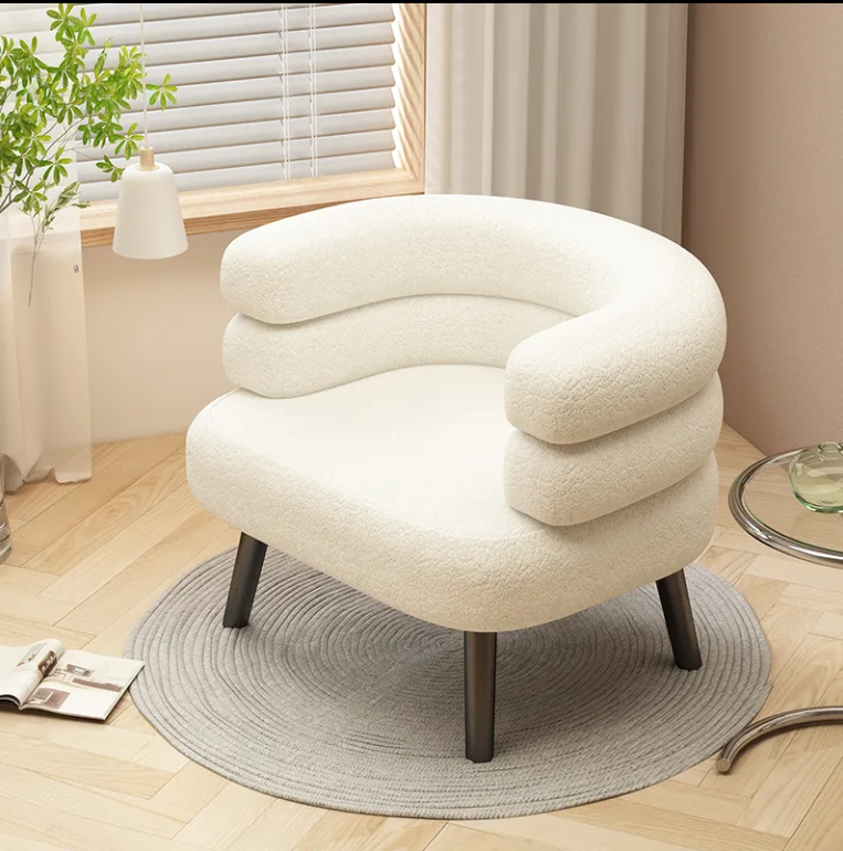 Modern furniture design flower shaped leisure chair for living room