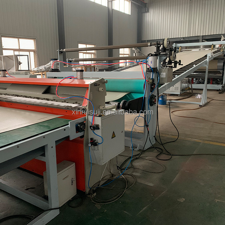 Plastic ABS PC Luggage Sheet Extrusion Making Machine With Vacuum Forming Machine