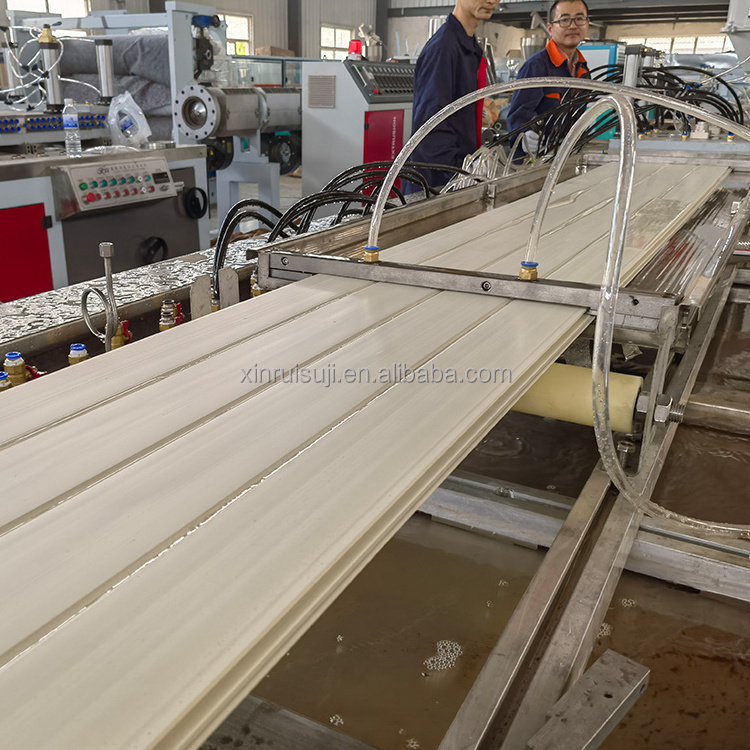 Recycled PP PE WPC Decking And Flooring Profile Making Machine Wood Plastic Composite Profile Machine