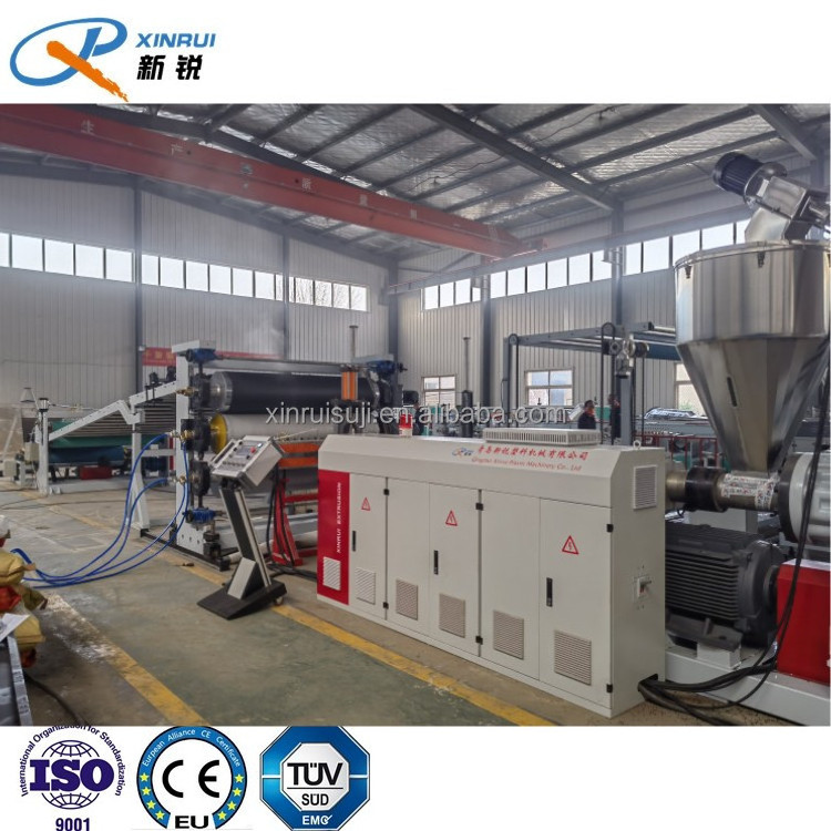 TPE TPV TPR Car Foot Mat Sheet Extrusion Making Machine