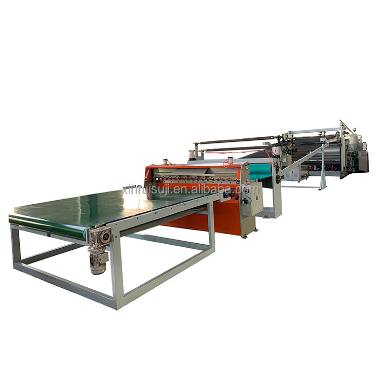 Plastic ABS PC Luggage Sheet Extrusion Making Machine With Vacuum Forming Machine