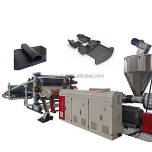 TPE TPV TPR Car Foot Mat Sheet Extrusion Making Machine