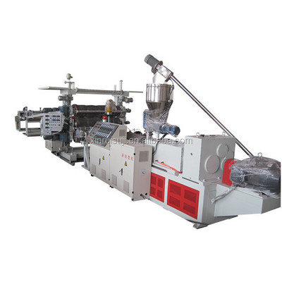 PVC floor mat calendering extrusion making machine