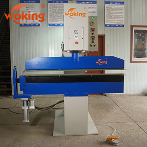 Hydralic belt press machine for abrasive belts