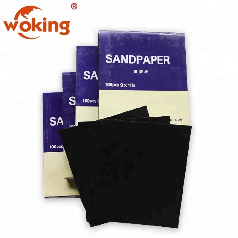 High quality 230mm*280mm waterpoof abrasive sanding paper