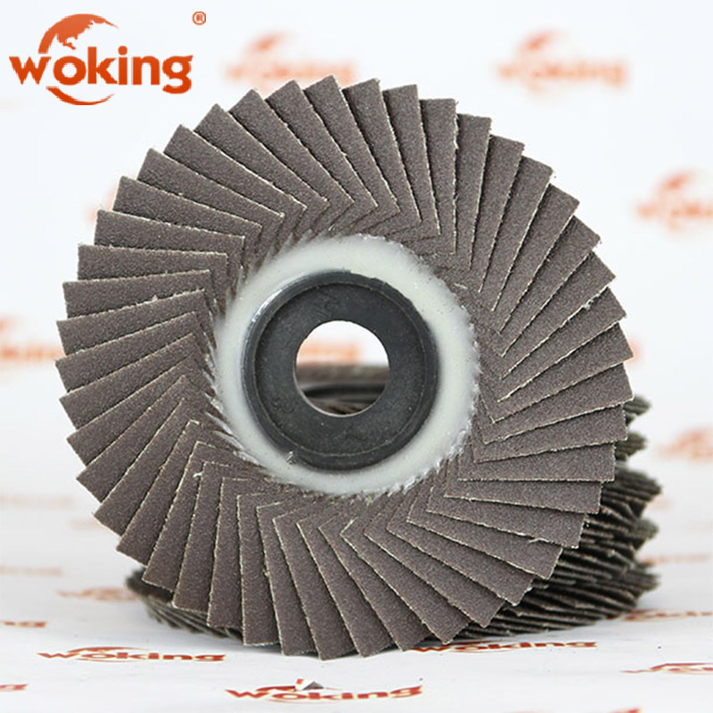 100x3x16mm Quick Change Sanding Flap Disc Grinding Wheel For Angle Grinder