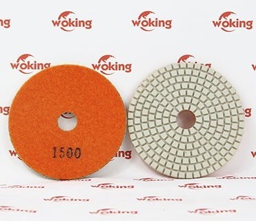 angle grinder diamond adhesive wet polishing pads for glass polishing