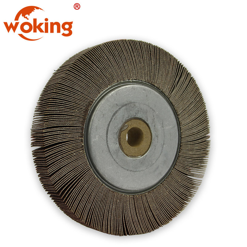 China Manufacturer Flap Wheel Sanding Flap Wheel For Polishing Stainless Steel Flap Wheel With Sand Paper