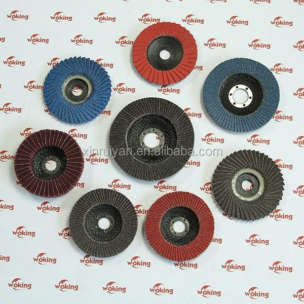 180mm Abrasive flap disc for steel , metal working