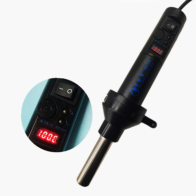 8033 Hot Air Blower Soldering Gun Heat Welding Gun Rework Solder Station Temperature Heat Gun