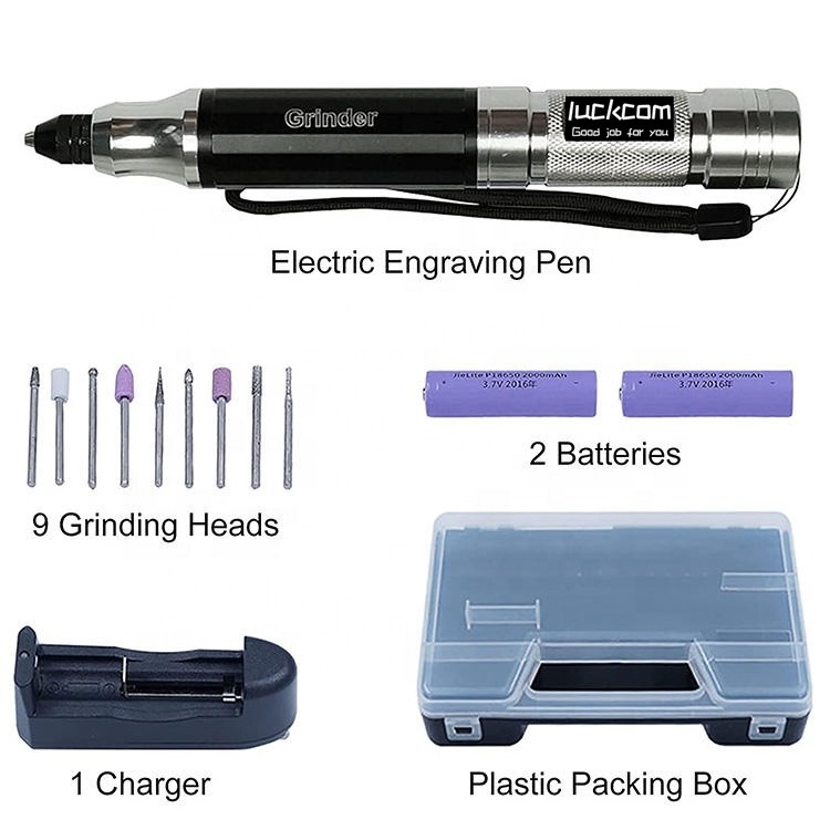 Jewelry Carving Polishing Drilling Lettering Tool Engraving Pen Kit Cordless Rechargeable Electric mini Grinder