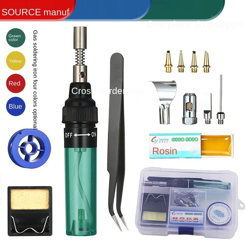 13-piece soldering iron set Welding Pen Burner Blow Torch Gas Soldering Iron