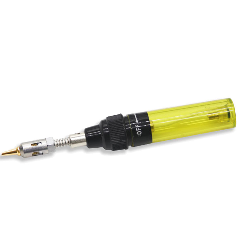 1300 Degree Celsius Cordless Butane Tip Tool Soldering Pen Butane Yellow Gas Soldering Iron Torch