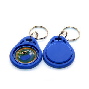 Smart IC Keychain Plastic RFID IC fob TK4100 T557 125KHz open door key button smart chip card