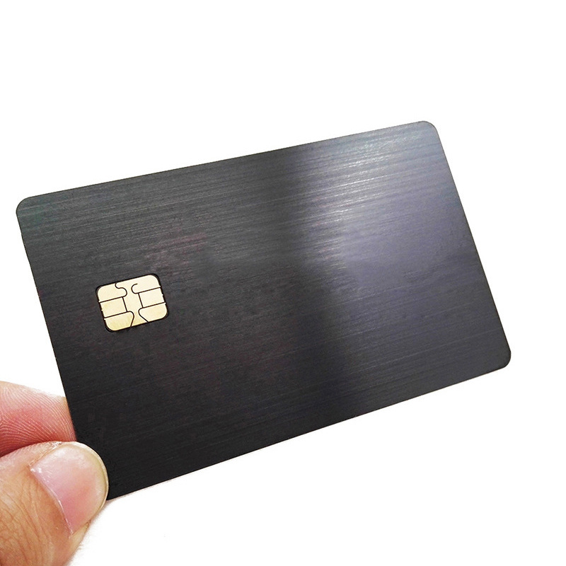 Laser Stainless Steel sublimation gold rfid NFC Business blank chip custom credit cards blank metal credit magnetic stripe card