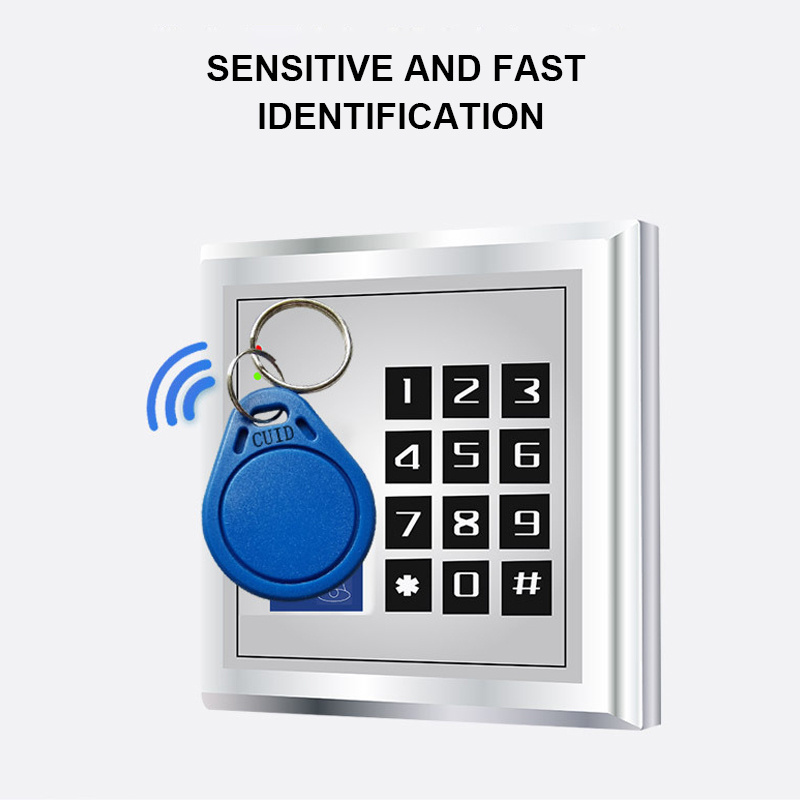 Smart IC Keychain Plastic RFID IC fob TK4100 T557 125KHz open door key button smart chip card