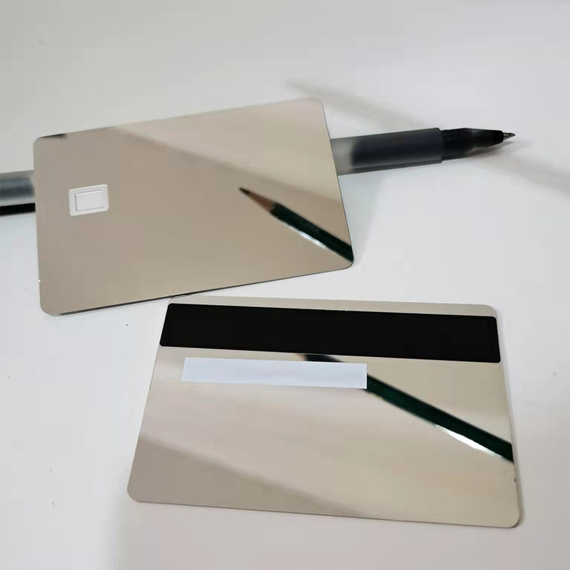 Laser Stainless Steel sublimation gold rfid NFC Business blank chip custom credit cards blank metal credit magnetic stripe card