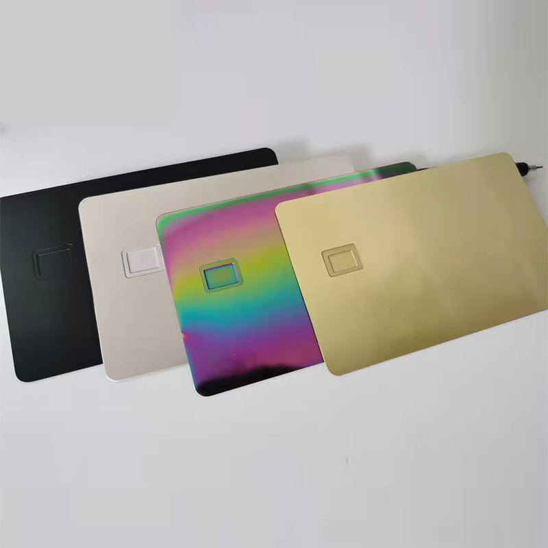 Laser Stainless Steel sublimation gold rfid NFC Business blank chip custom credit cards blank metal credit magnetic stripe card