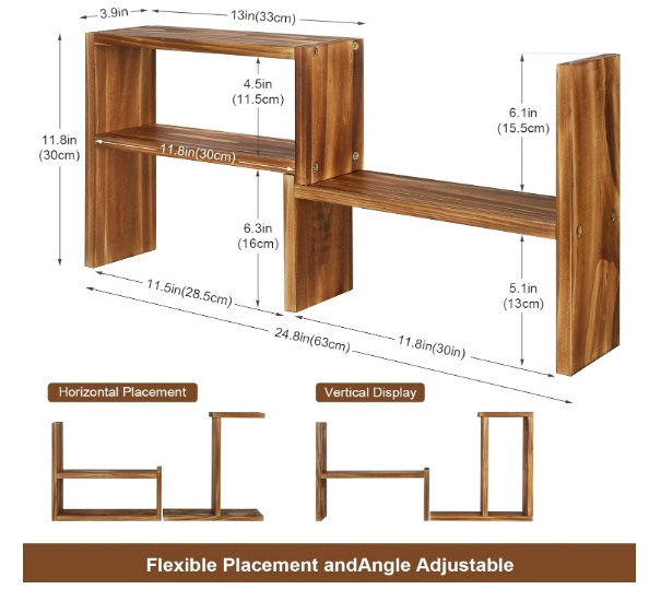 New style Small Plant Stand Window Sill 3 Tiered Plant Shelves Tabletop Wooden Plant Stands Indoor Narrow Succulent Stand