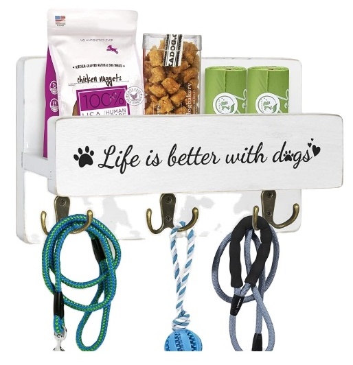 Pet Accessories Dog Leash Hook Holder and Wall Mount Hanger Organizer  Key Holder for Wall Dog Leash Holder Wall Mounted