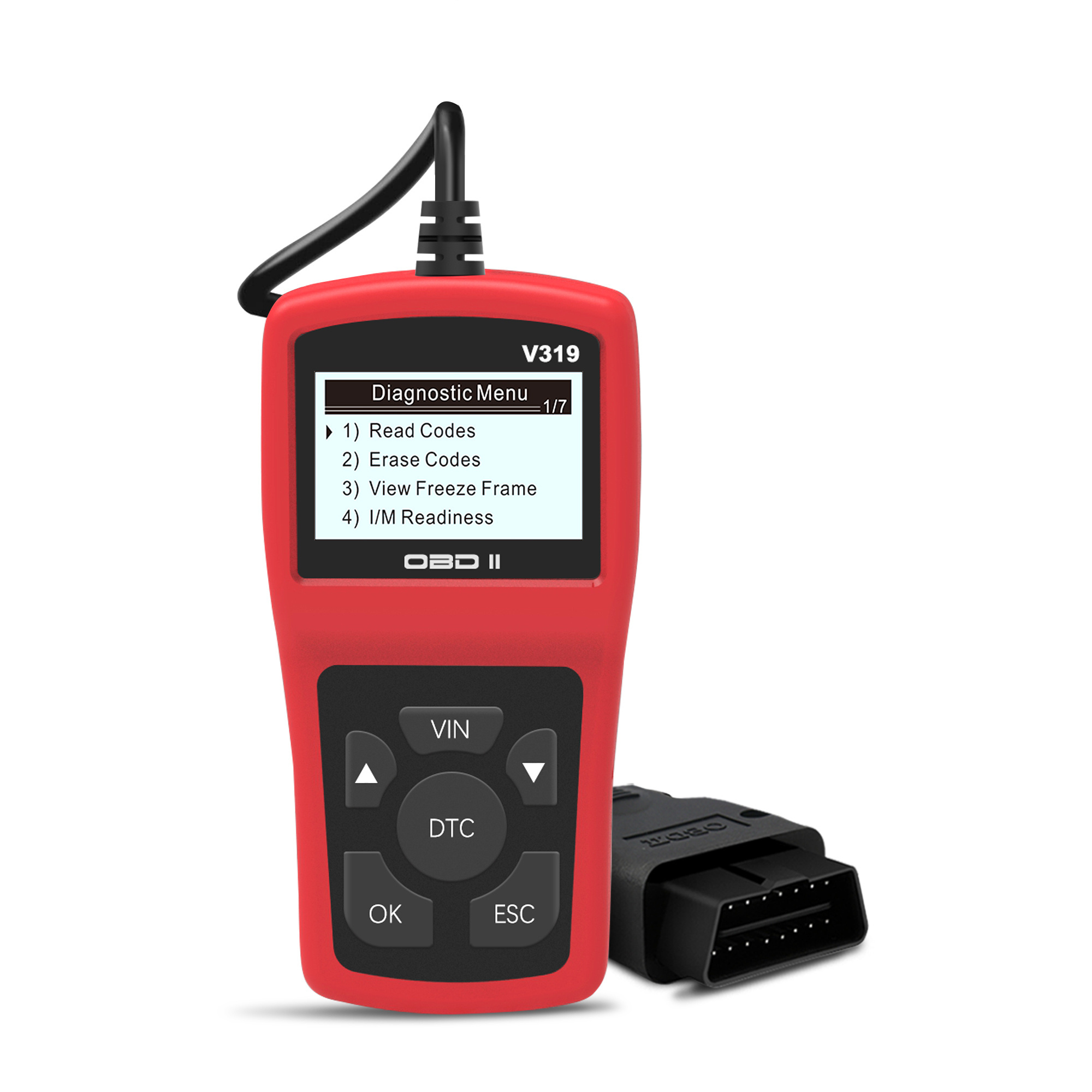 obd tester V319 Car obd scanner diagnostic tools obd2 read and clear the Trouble Code from Screen Directly