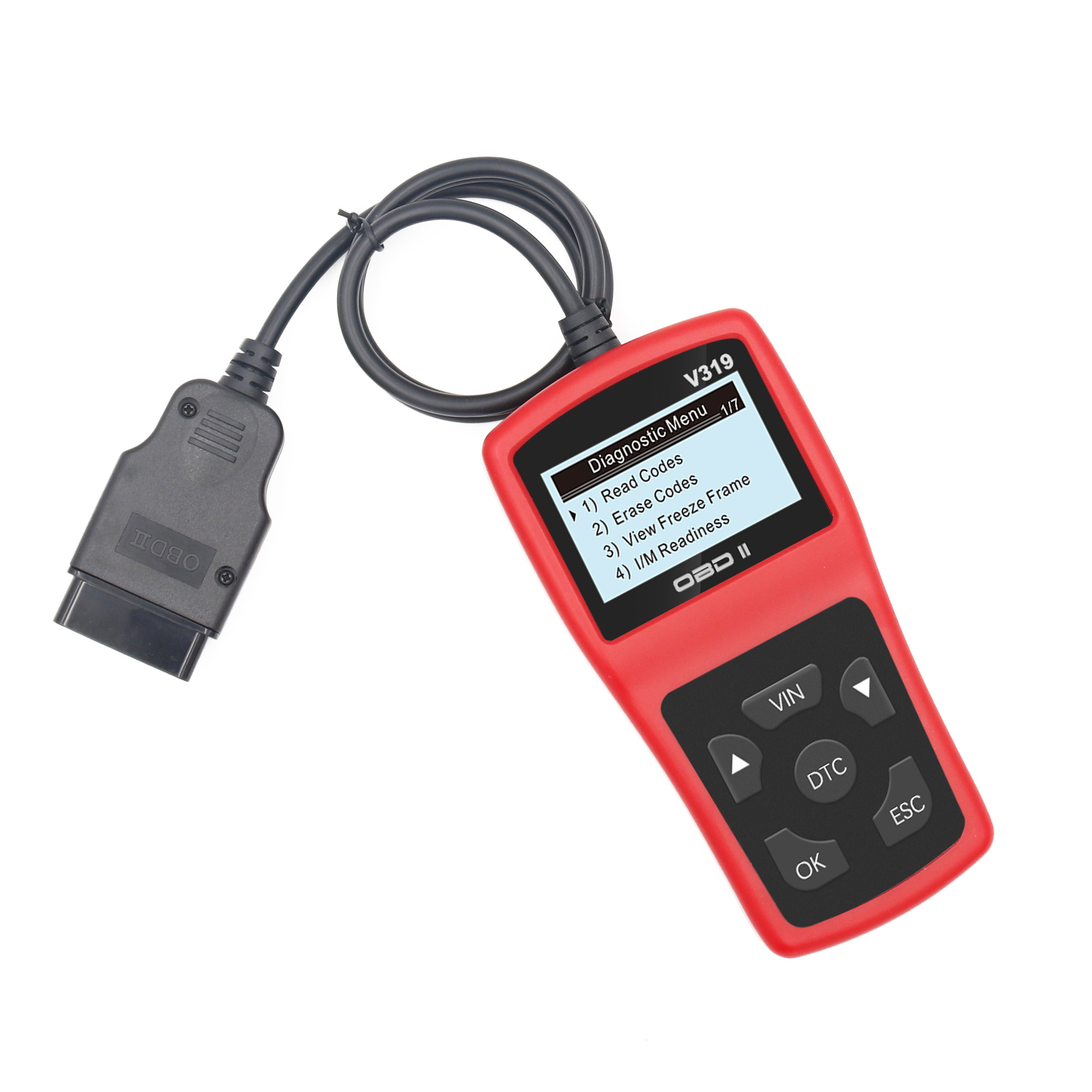 obd tester V319 Car obd scanner diagnostic tools obd2 read and clear the Trouble Code from Screen Directly