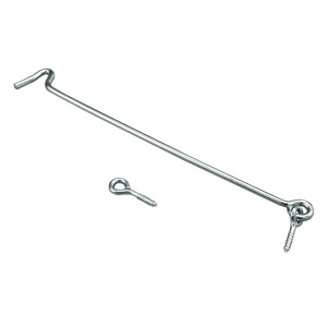 China Manufacture Single Pp Box Zinc Plated Gate Hook And Eye