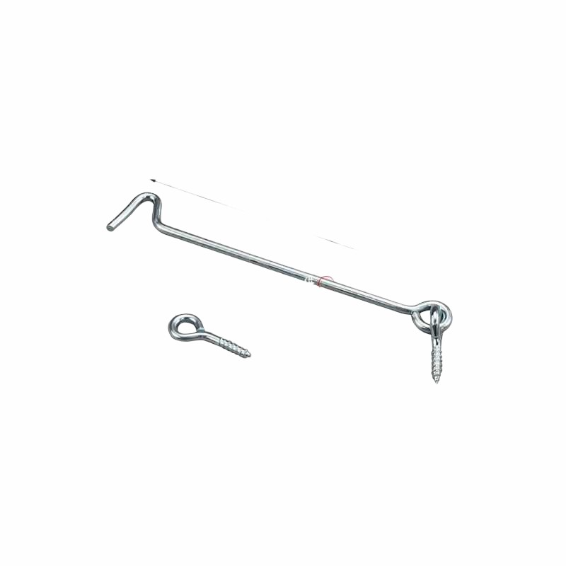 China Manufacture Single Pp Box Zinc Plated Gate Hook And Eye