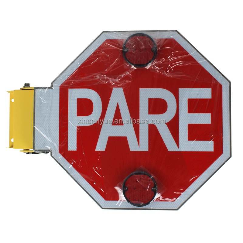 School bus stop PARE arm mechanism control box used in South America