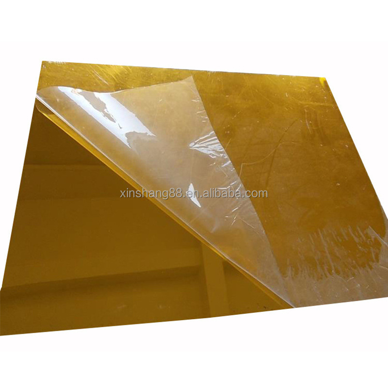 XINSHANG Factory Direct Supply  Pmma Mirrored 4*8ft 1mm 2mm 3mm Gold Mirror Acrylic Plastic Mirror Sheet