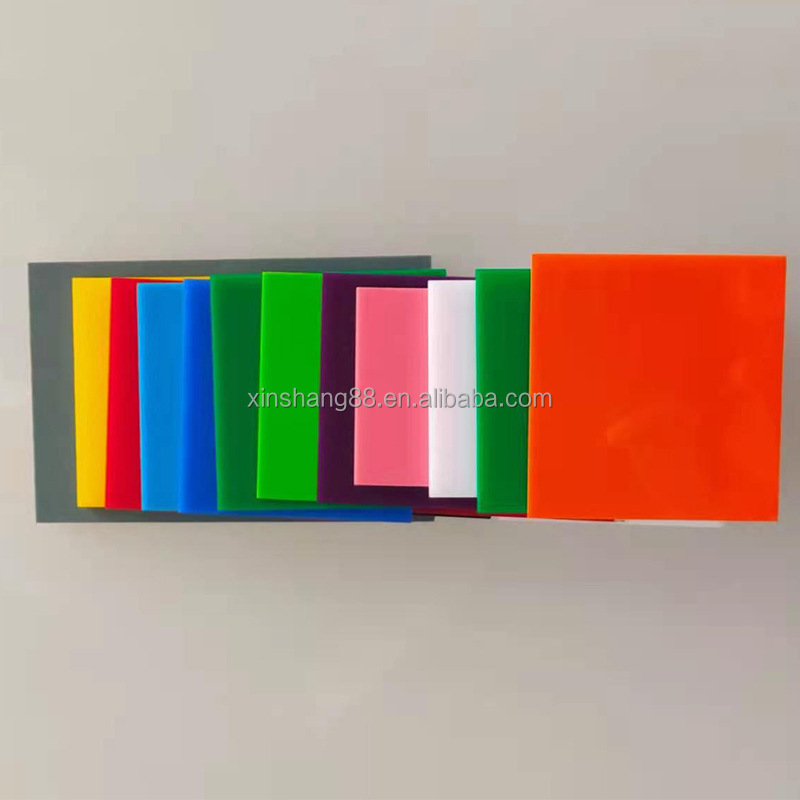 xinshang-Factory Direct processing Printing Cast Extrusion Acrylic Plate Custom Size Transparent Frosted Color Acrylic Sheet