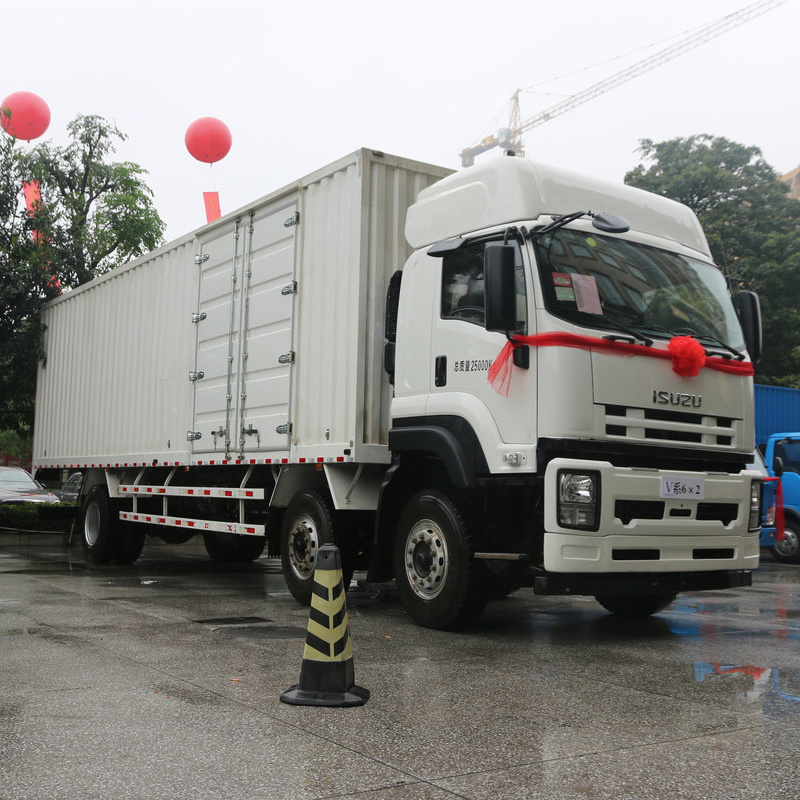 Brand Isuzu Cargo Truck 4X2 189Hp Isuzu Cargo Truck Diesel Engine Van 139Kw Lorry