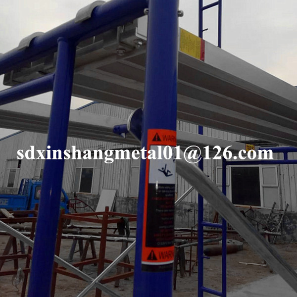 7'x4' punch hole cross brace for scaffold frames