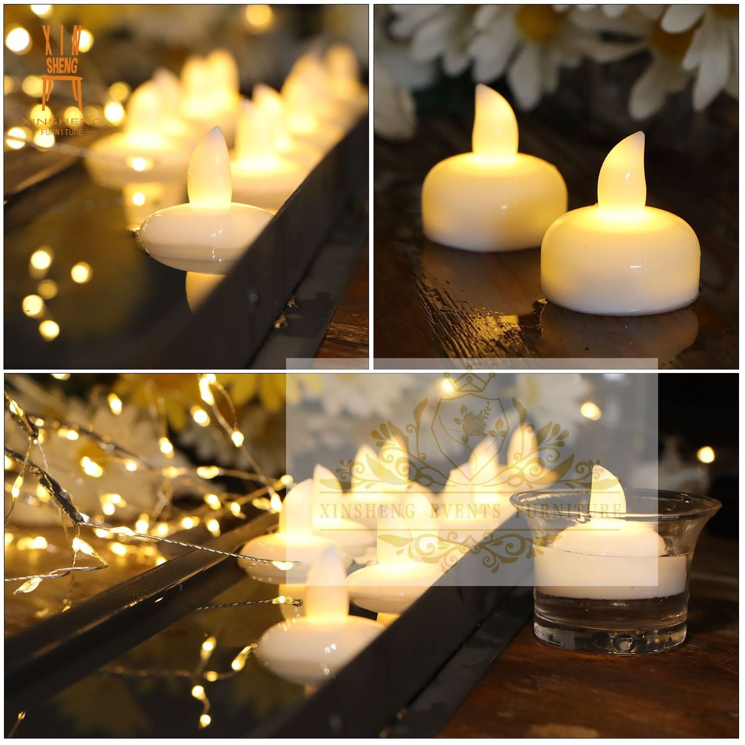 Water Activated Wedding decoration centerpiece Led Floating Candle