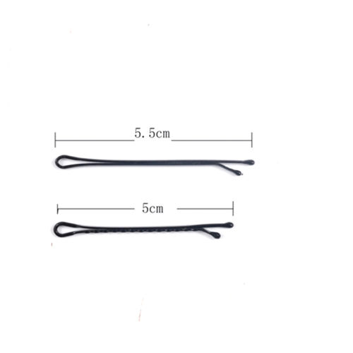 Invisible Straight/Waved Hair Clip Flat Top Bobby Pin Grip Waved Bobby Pin