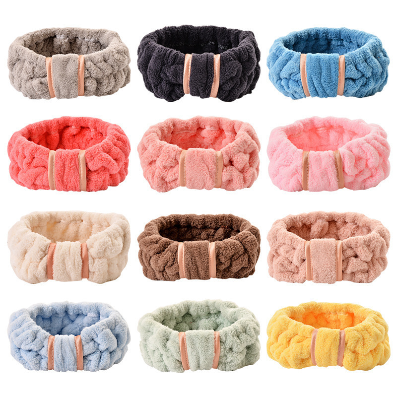 Fashionable Microfiber Fabric Spa Headband for Makeup Category Hairbands