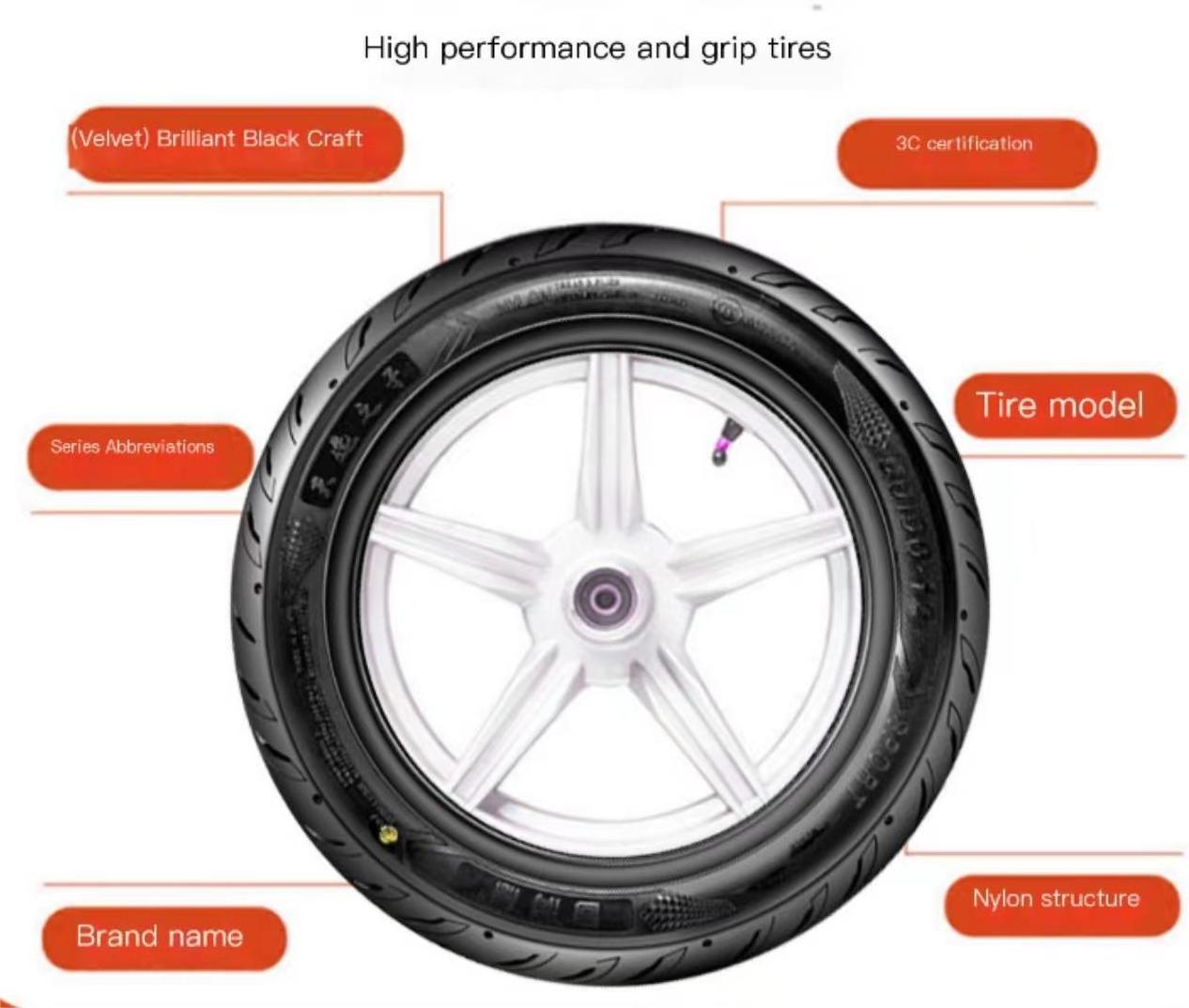 Semi Hot Melt Racing Track Motorcycle Tires High-Grip High-Speed Tubeless Tyre Casing New Condition