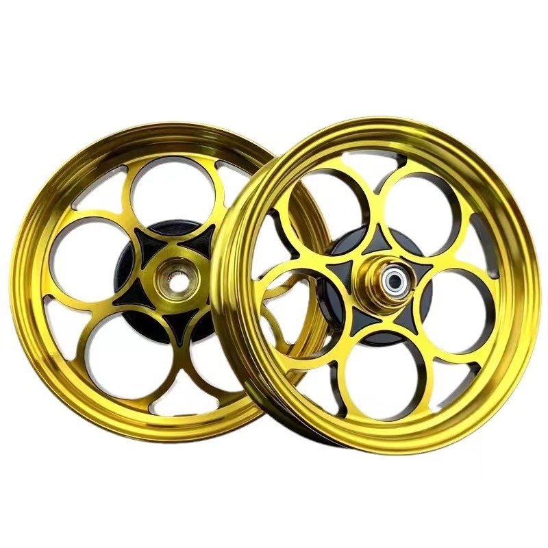 10 Inch Aluminum Alloy Motorcycle Wheels Refit Disc Brake Wheel Hub Wheel Rim