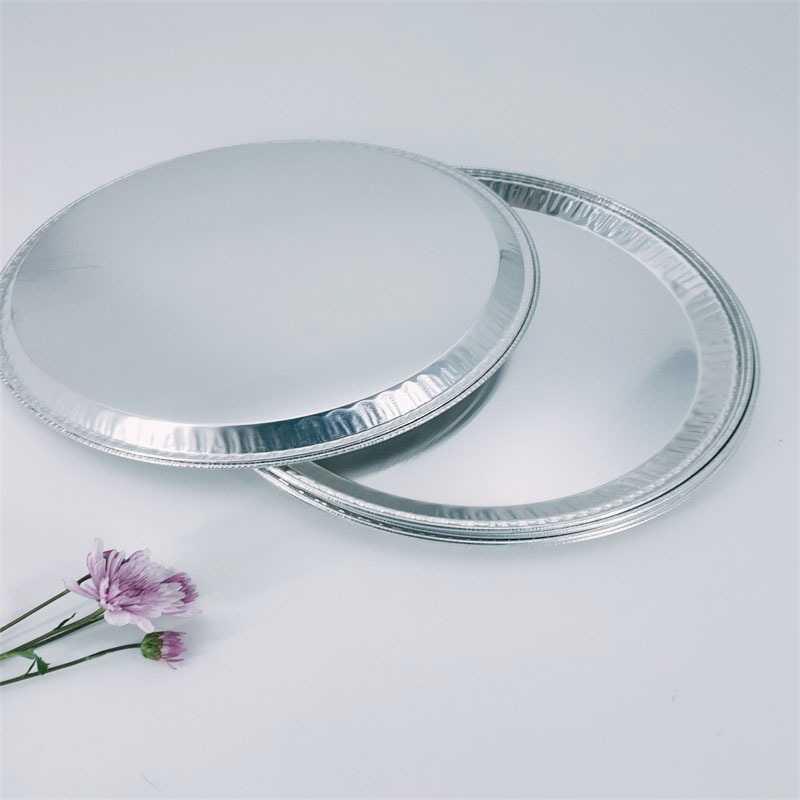 Various Sizes Disposable Pie Pans 7/8/9 Round Oven Safe Aluminum Foil Pizza Trays foil container for food