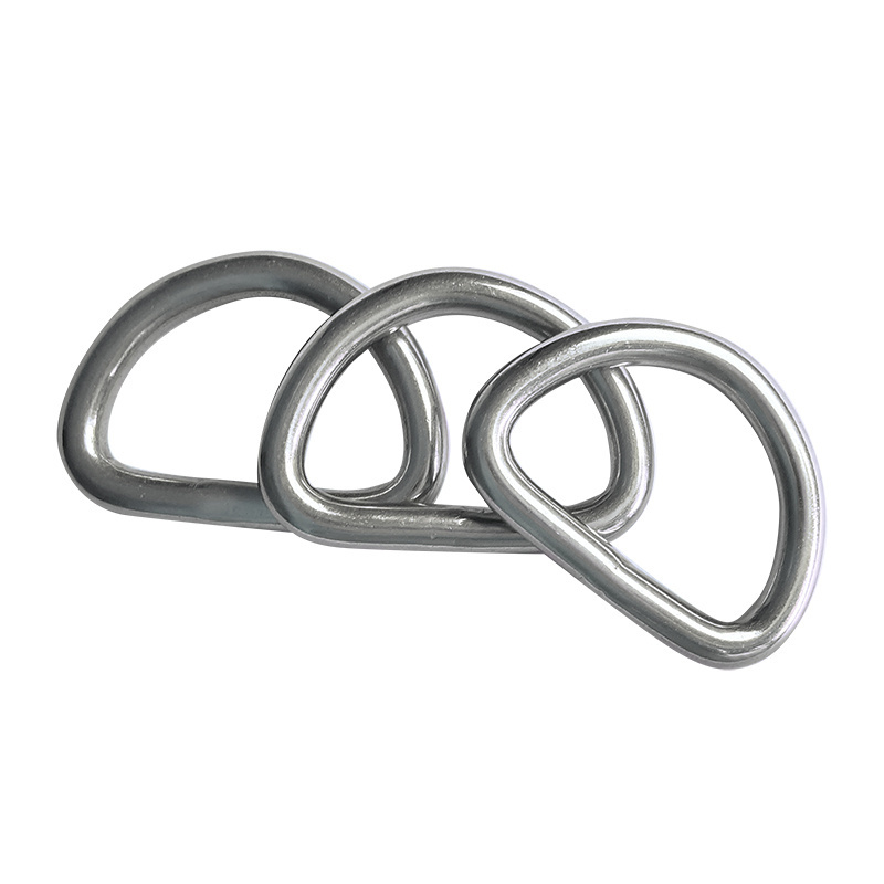 Factory Custom Size Stainless Steel 304 316 O Closed Round Shape Welding Ring for Dog and Bag Parts